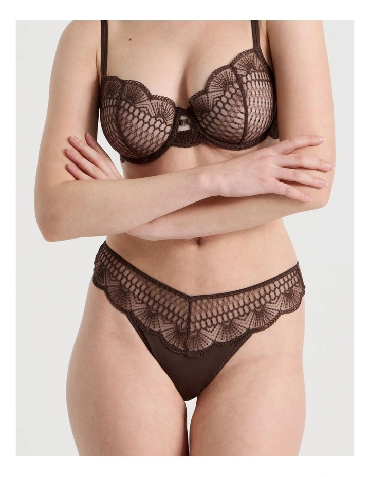 Embroidery G-String in Black image 7
