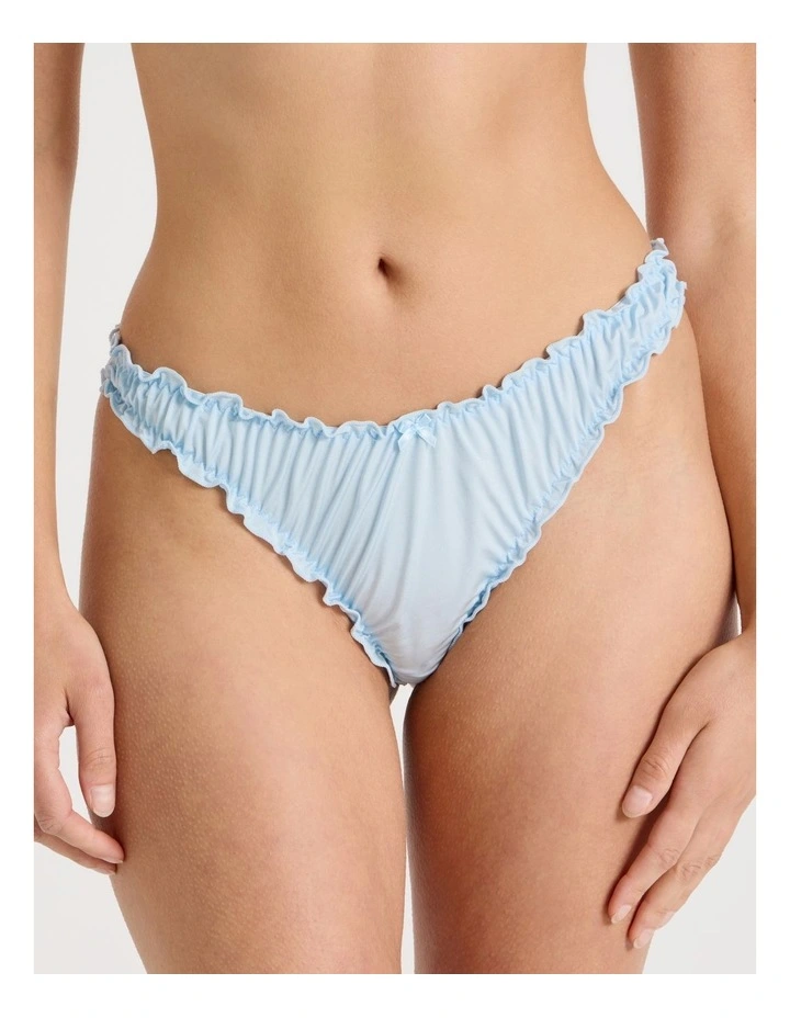 Lola Frill Thong in Blue image 2