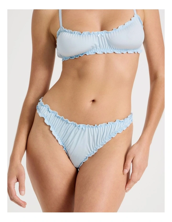 Lola Frill Thong in Blue image 4