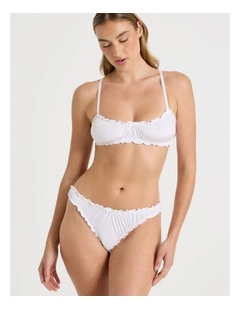 Lola Frill Thong in White