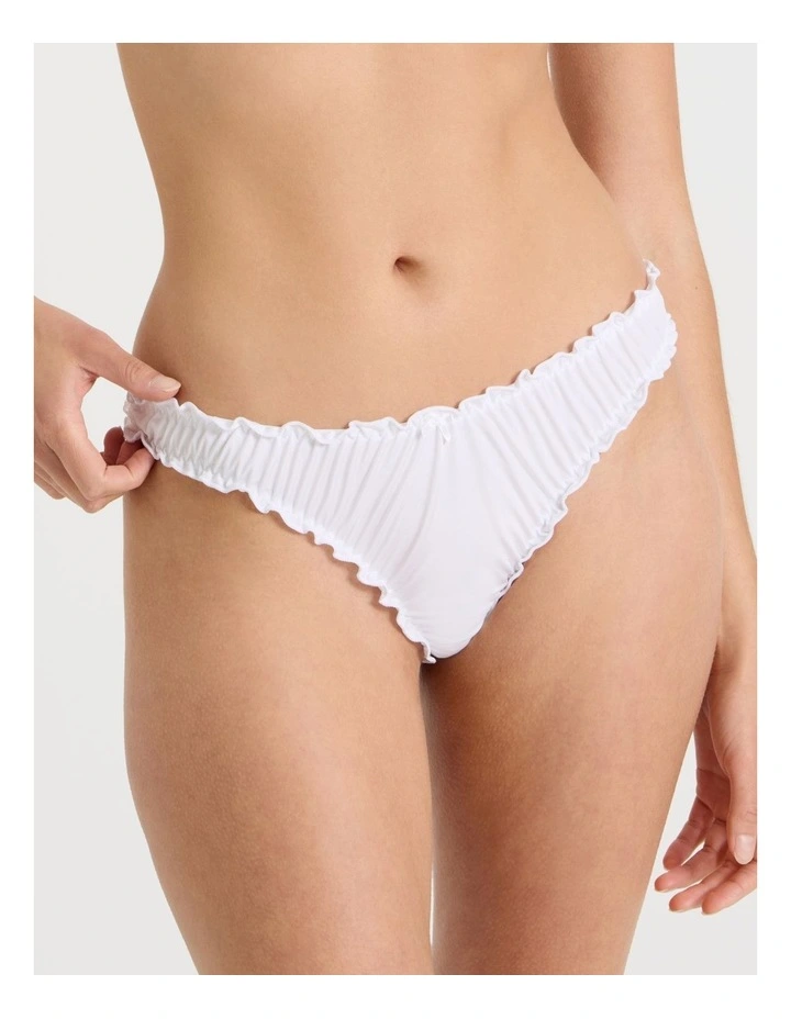Lola Frill Thong in White image 2