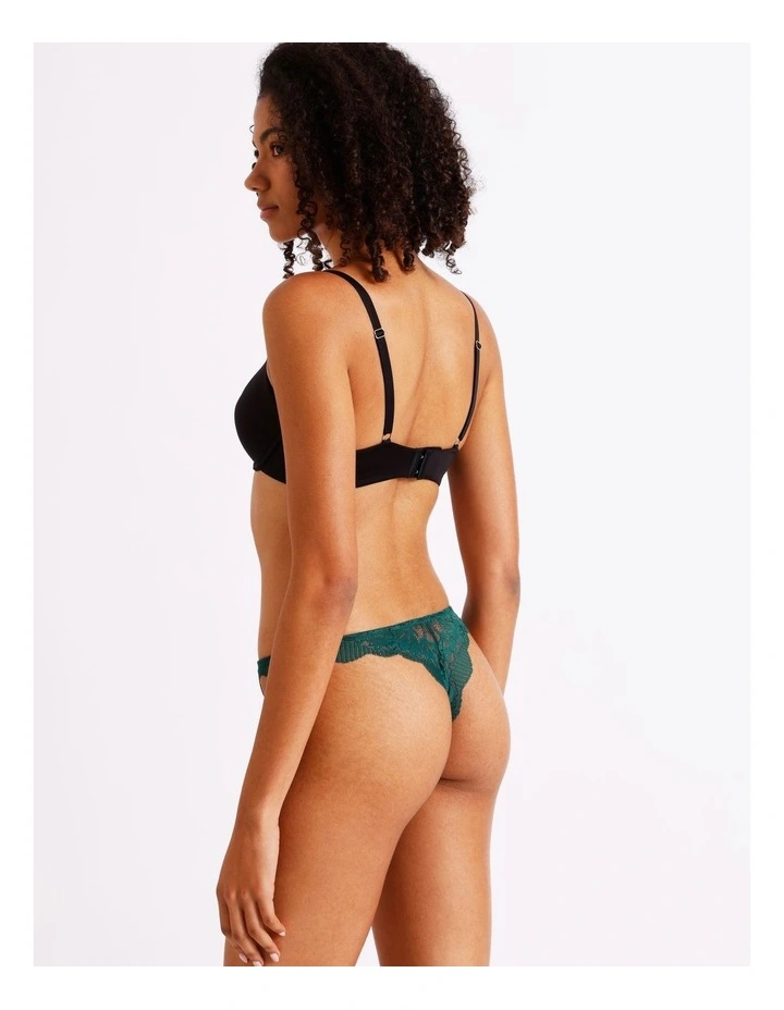 Lace Underwear G-String in Green image 4