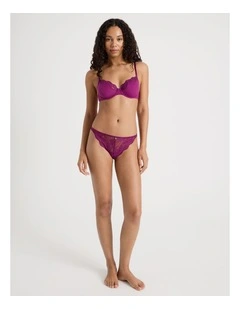 Captivate Luxe G-String in Berry