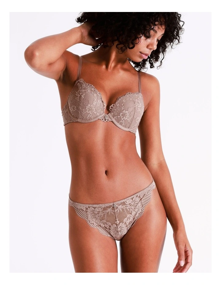 Captivate Luxe G-String in Dusty Pink image 1
