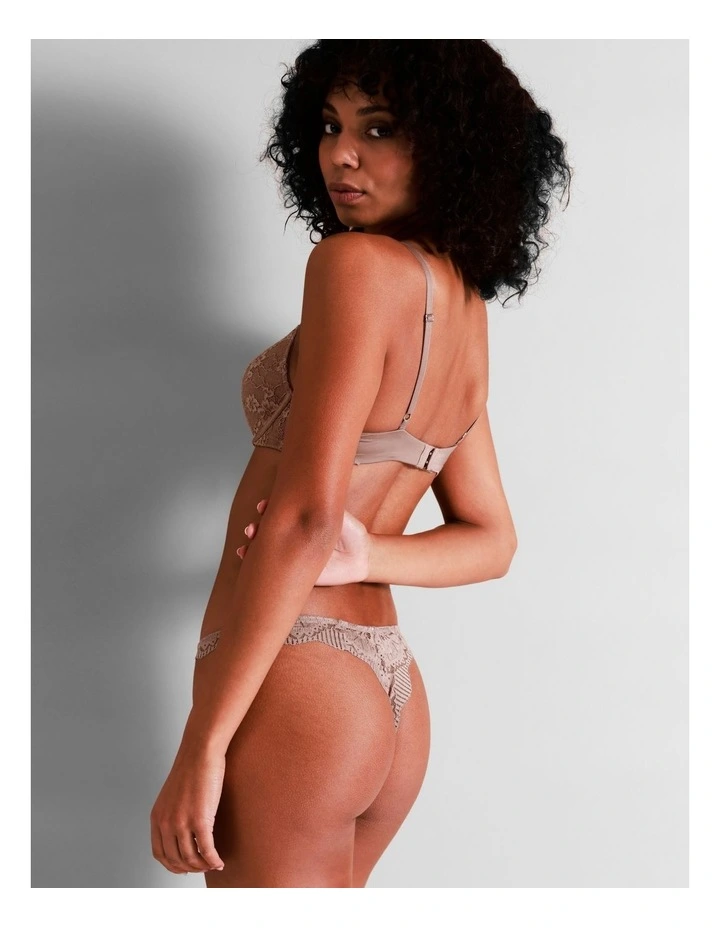 Captivate Luxe G-String in Dusty Pink image 2