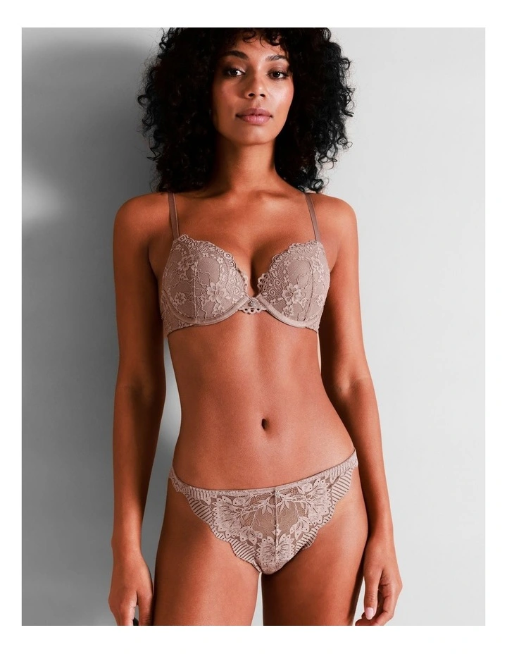 Captivate Luxe G-String in Dusty Pink image 3