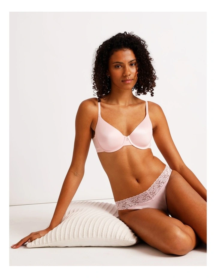 Captivate Cotton Lace Brief in Light Pink image 5