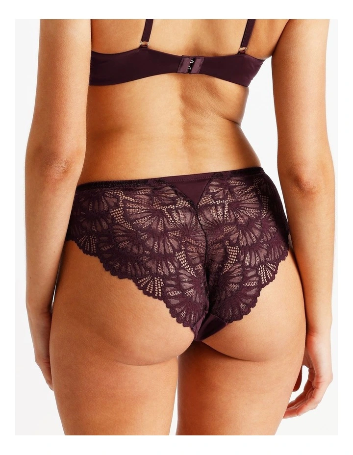 Aura Luxe Bikini in Plum image 4