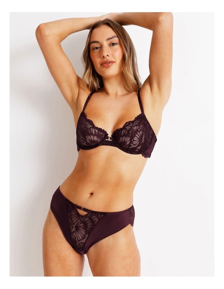 Aura Luxe Bikini in Plum image 5