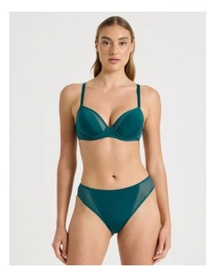 Soothe Sheer Bikini in Teal