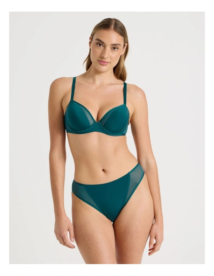 Soothe Sheer Bikini in Teal image 3