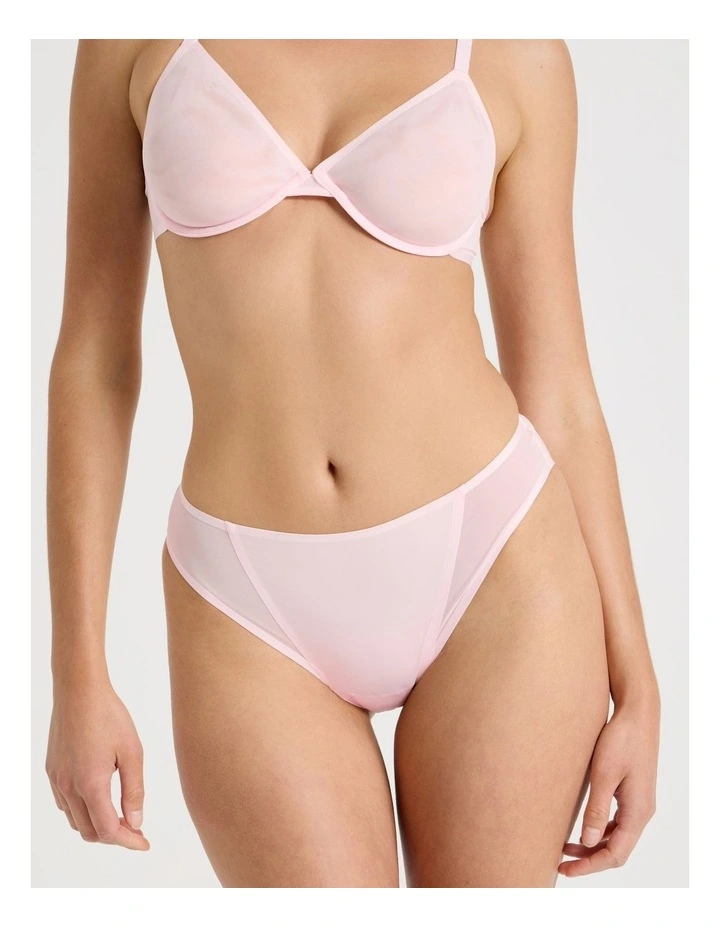 Soothe Sheer Bikini in Pink image 3