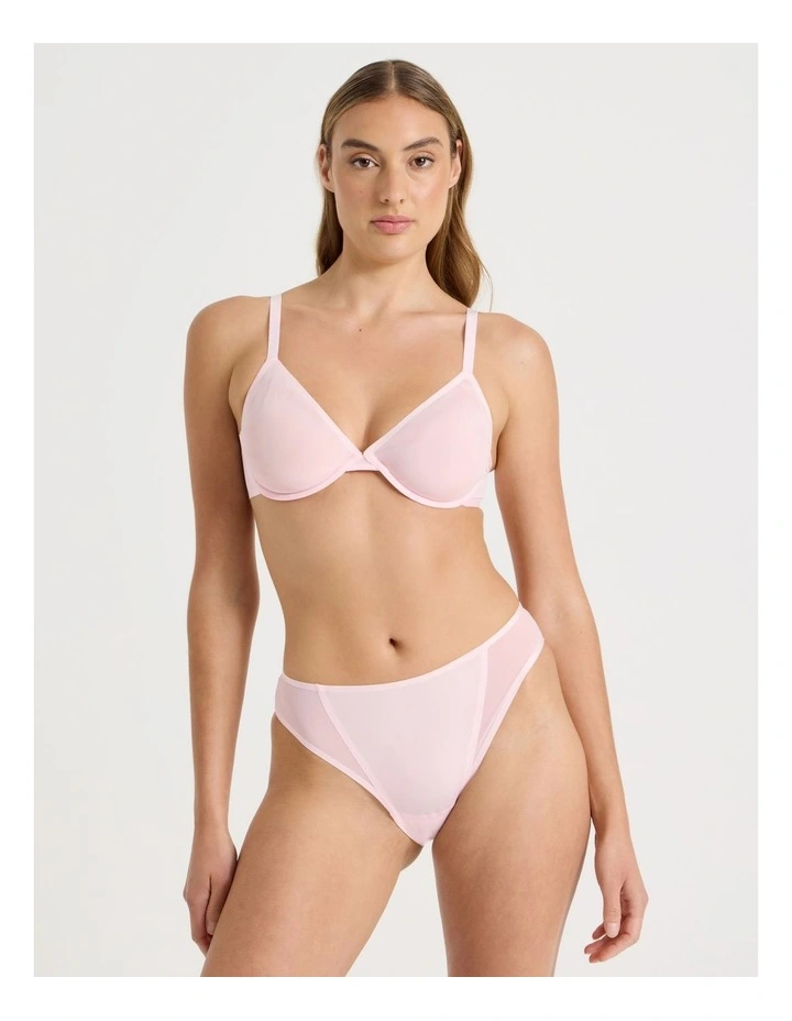 Soothe Sheer Bikini in Pink image 5
