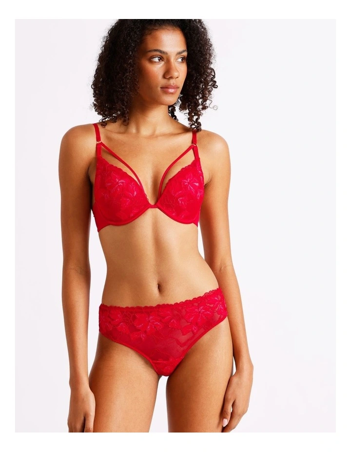 Nighttime Bikini in Red image 4