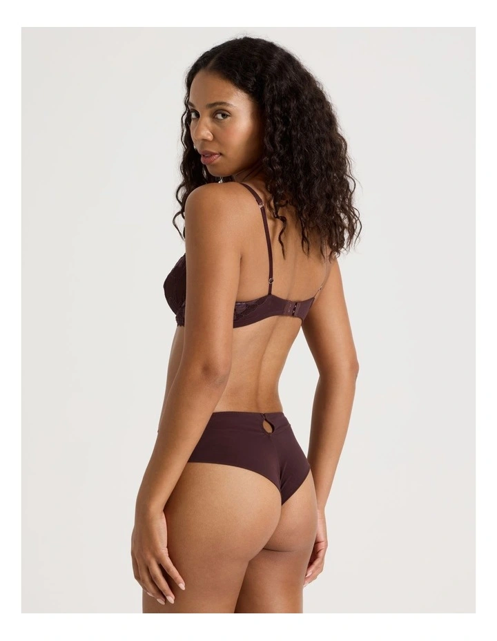 Nighttime Bikini in Dark Mauve image 6
