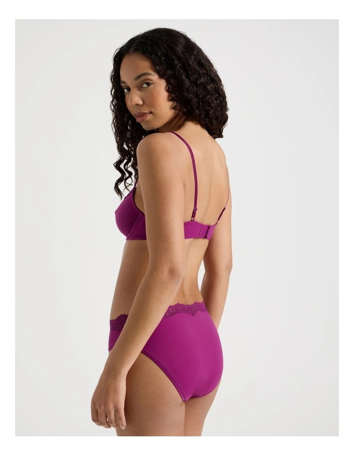 Cheeky Lace Bikini in Purple image 5