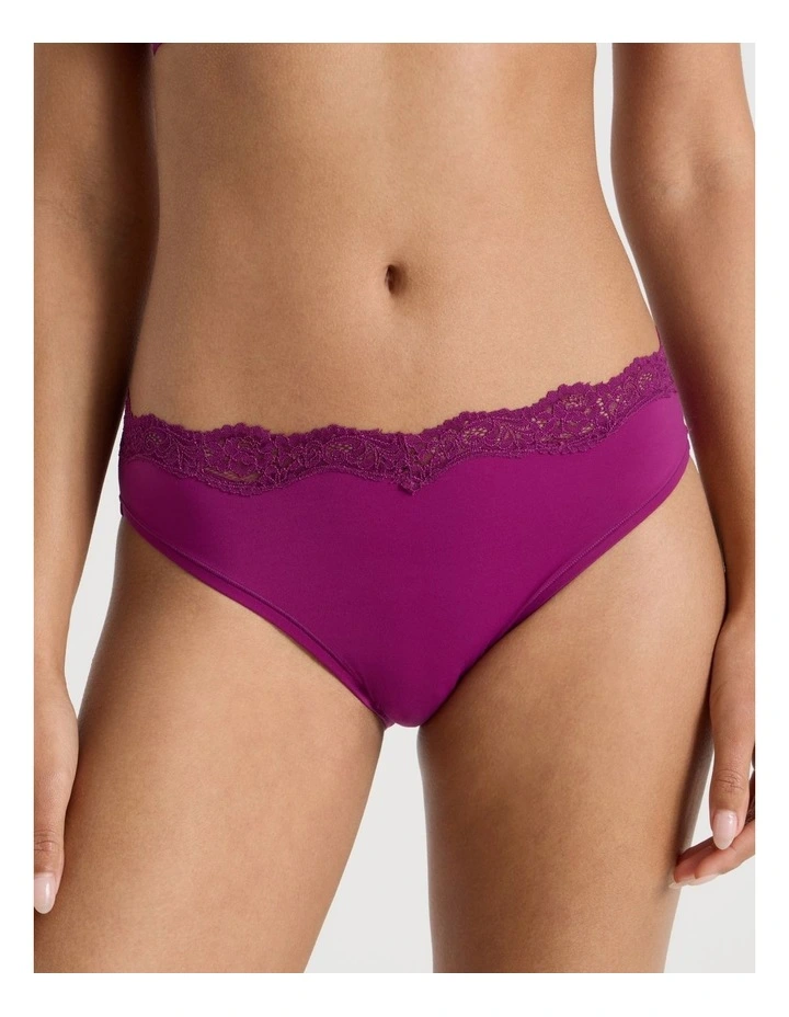Cheeky Lace Bikini in Purple image 6