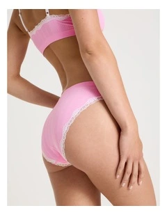 Lola Seamless Pointelle Bikini in Pink