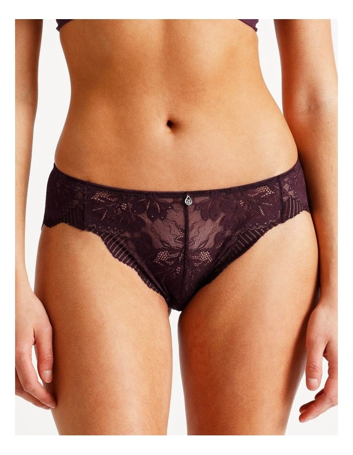 Lace Underwear Bikini in Black image 2