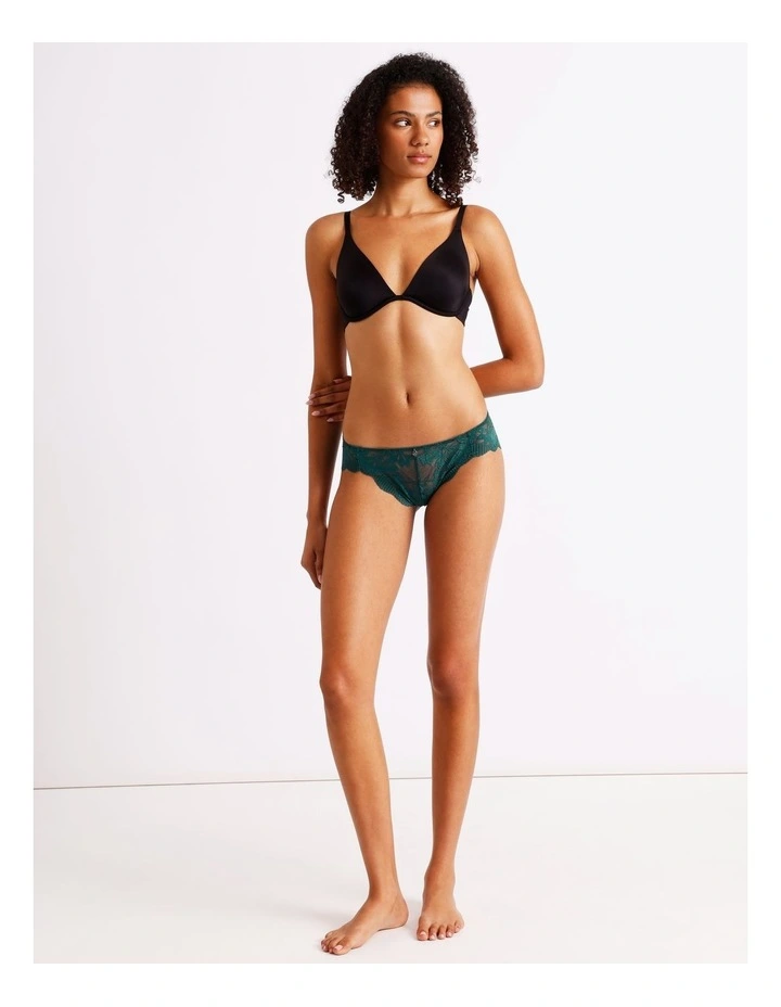 Lace Underwear Bikini in Green image 3