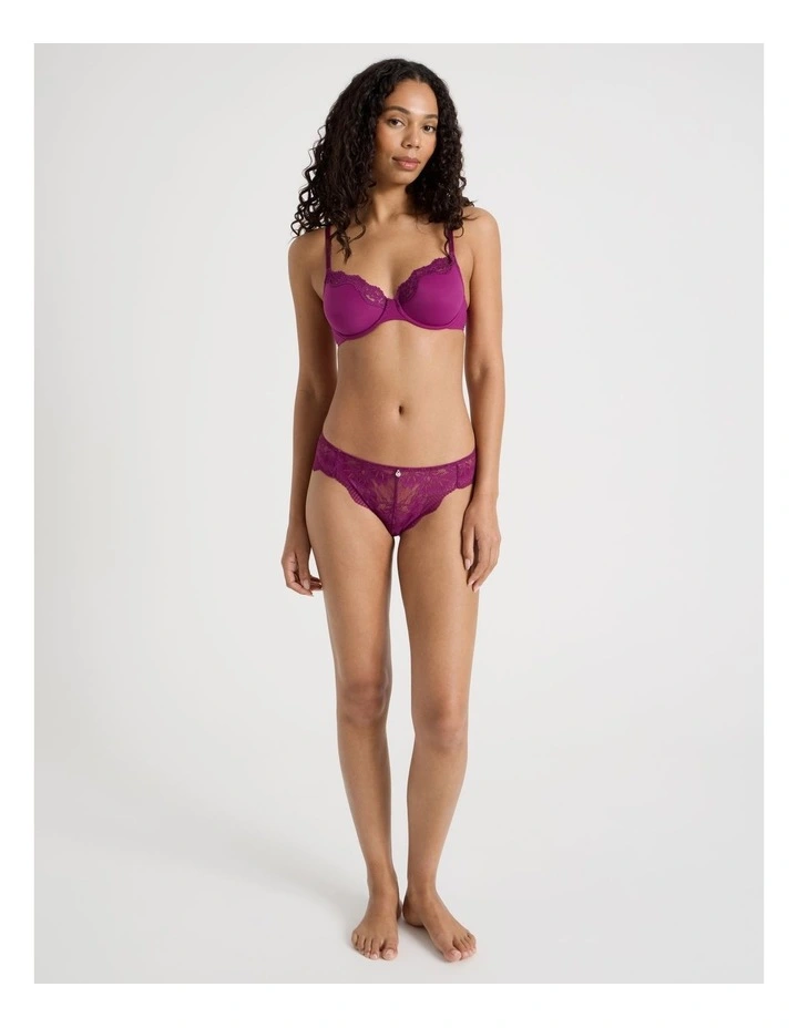 Lace Underwear Bikini in Black image 3
