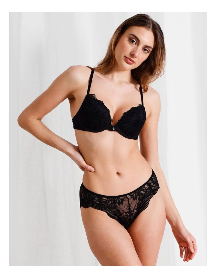 Captivate Luxe Bikini in Black image 1