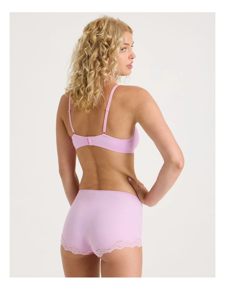 Cheeky Lace Boyshort in Pink image 5