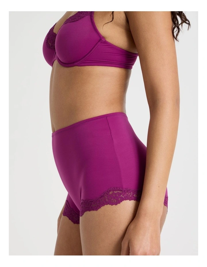 Cheeky Lace Boyshort in Purple image 5