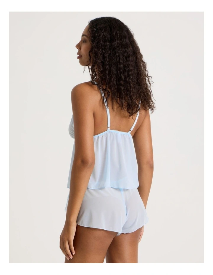 Delicate Lace Short in Sky Blue image 6