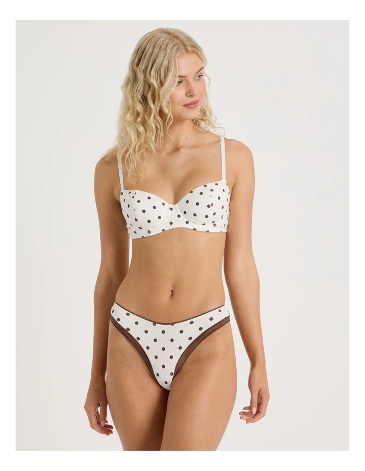 Lola Cotton Rib Brazilian in Multi image 3