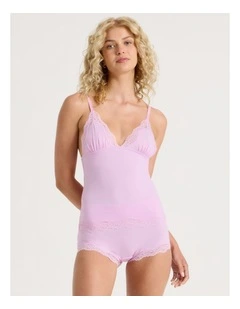 Cheeky Lace Camisole in Pink