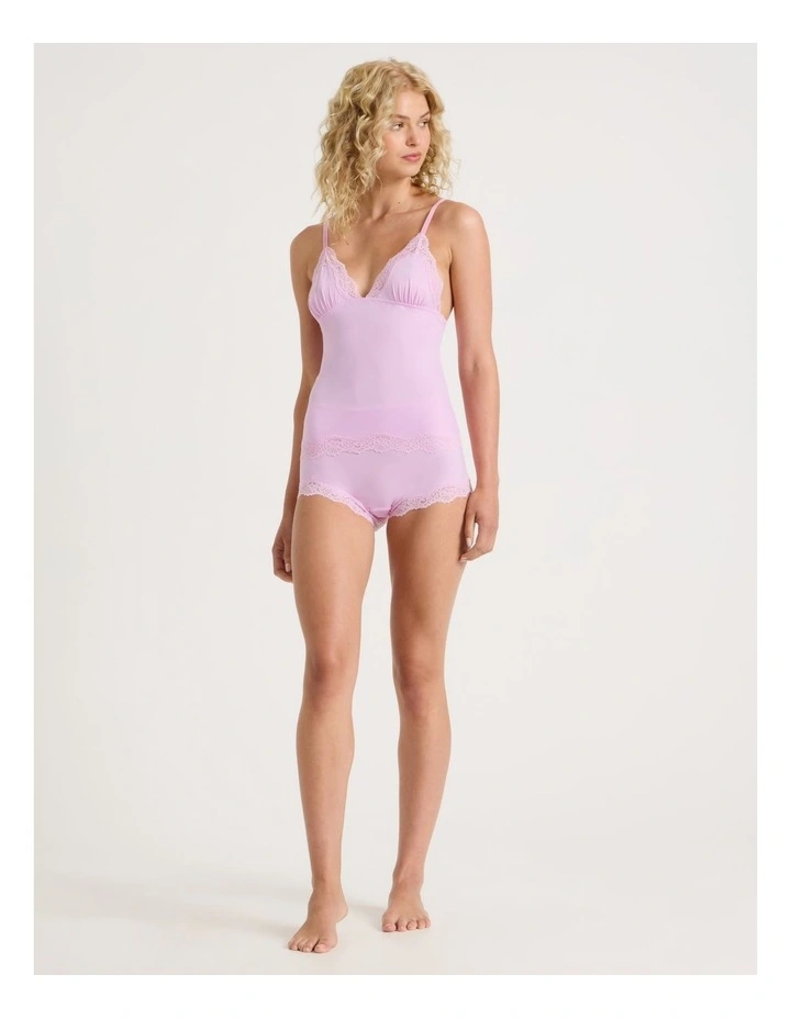 Cheeky Lace Camisole in Pink image 2