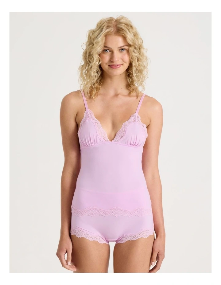Cheeky Lace Camisole in Pink image 3