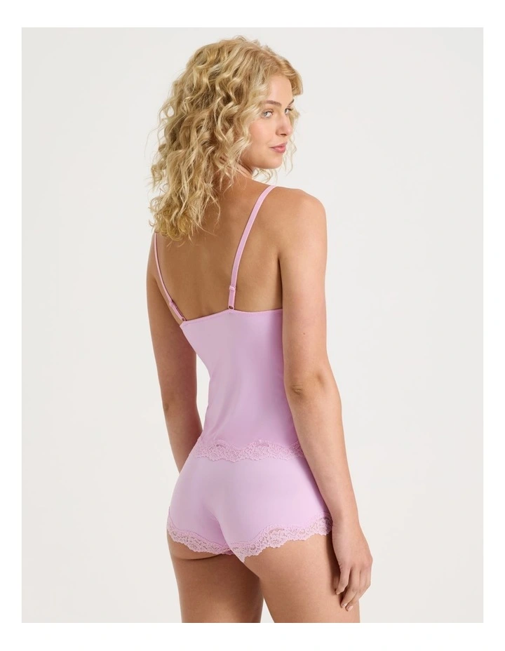 Cheeky Lace Camisole in Pink image 5