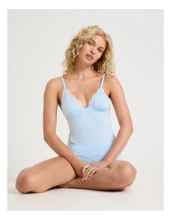 Cheeky Lace Camisole in Blue