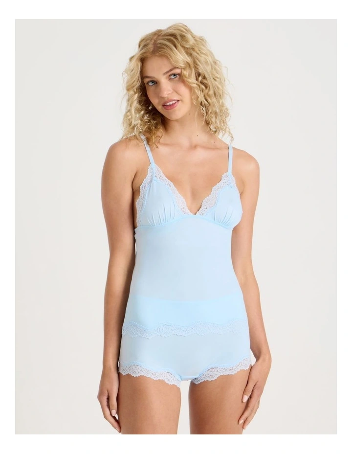 Cheeky Lace Camisole in Blue image 5
