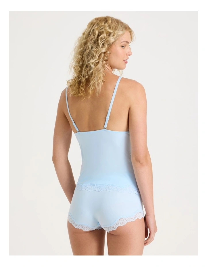 Cheeky Lace Camisole in Blue image 6