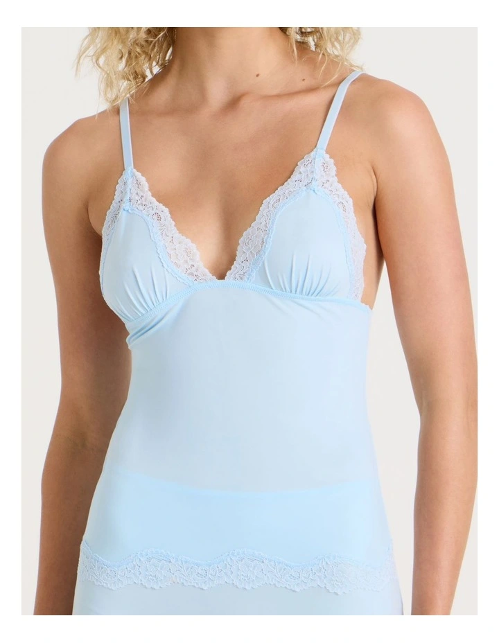 Cheeky Lace Camisole in Blue image 7