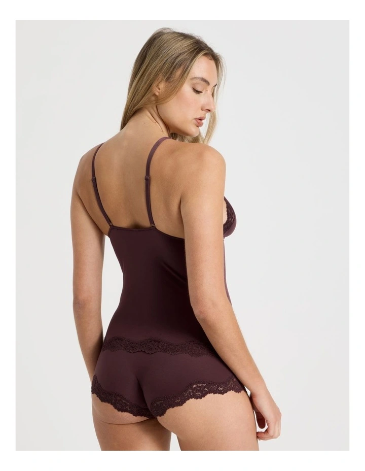 Cheeky Lace Camisole in Brown image 5