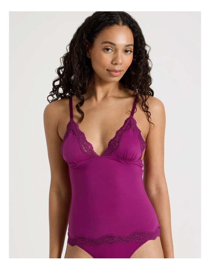 Cheeky Lace Camisole in Purple image 2