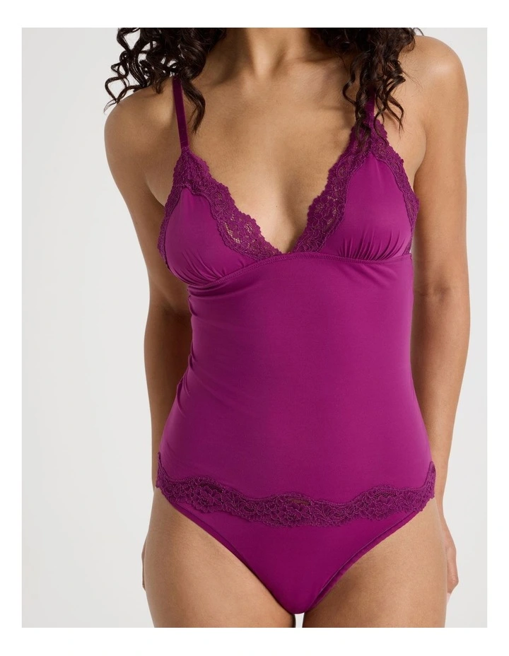 Cheeky Lace Camisole in Purple image 3