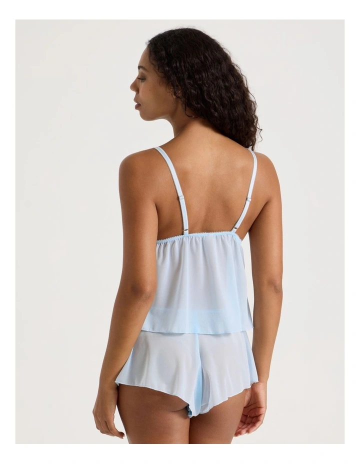 Delicate Lace Camisole in Sky Blue image 6