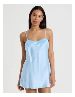 Silk Chemise in Blue
