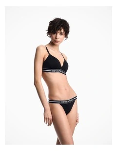 Emporio Armani 2-Pack Classic Thong- Black
