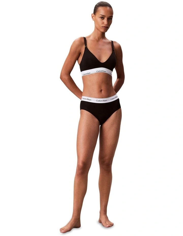 Calvin Klein Icon Cotton Modal Maternity Lightly Lined Triangle Bralette image 1