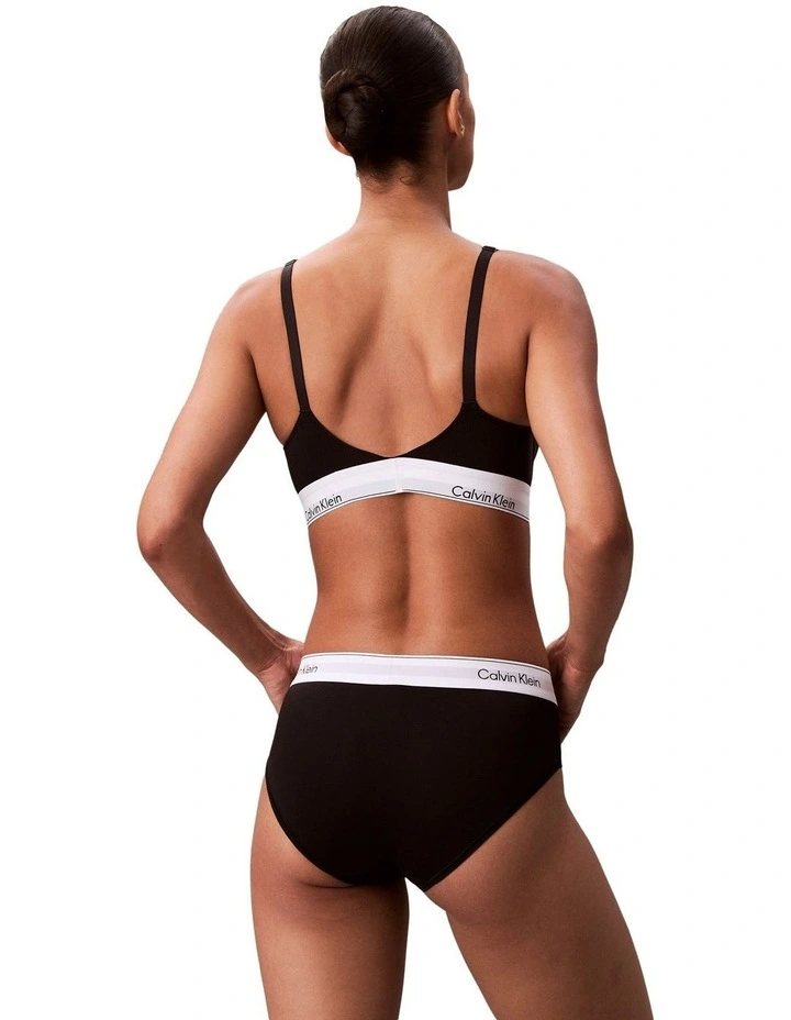 Calvin Klein Icon Cotton Modal Maternity Lightly Lined Triangle Bralette image 2