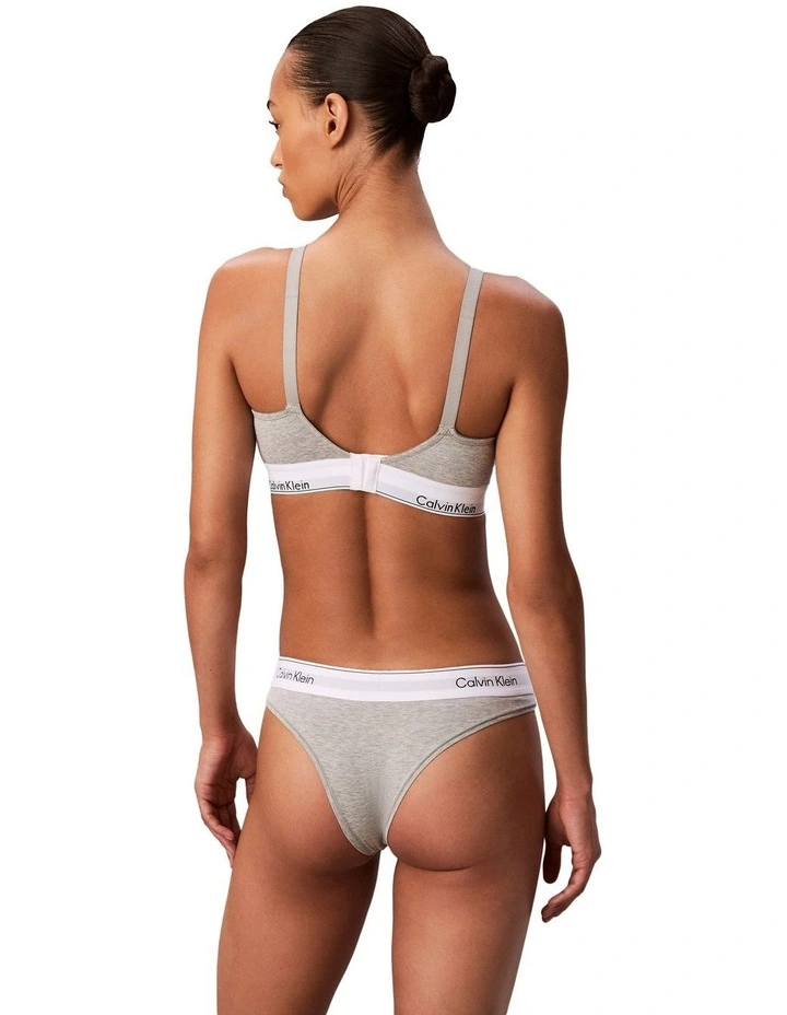 Calvin Klein Icon Cotton Modal Maternity Lightly Lined Triangle Bralette image 2