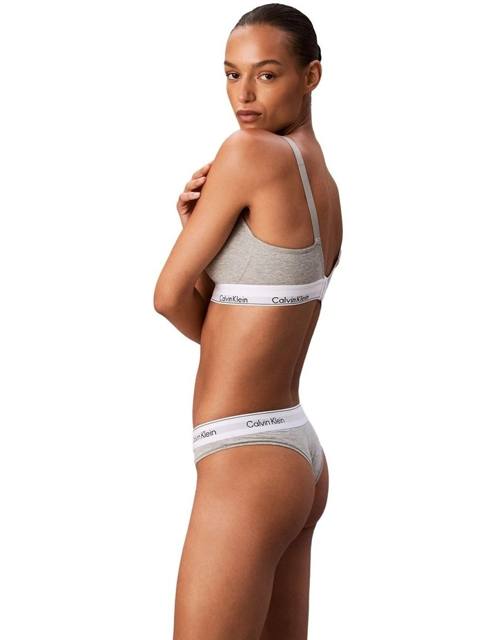 Calvin Klein Icon Cotton Modal Maternity Lightly Lined Triangle Bralette image 4