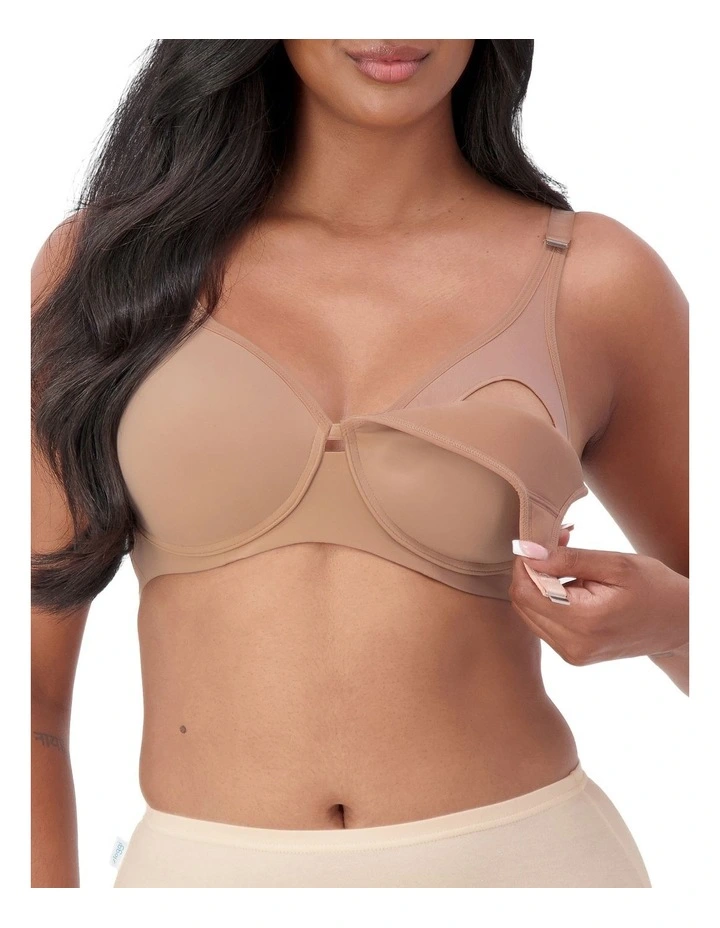 Gorgeous Maternity Bra in Beige image 1