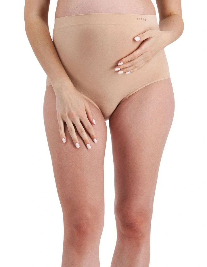 Life Seamless Over-The-Bump Brief in Nude 2 image 1